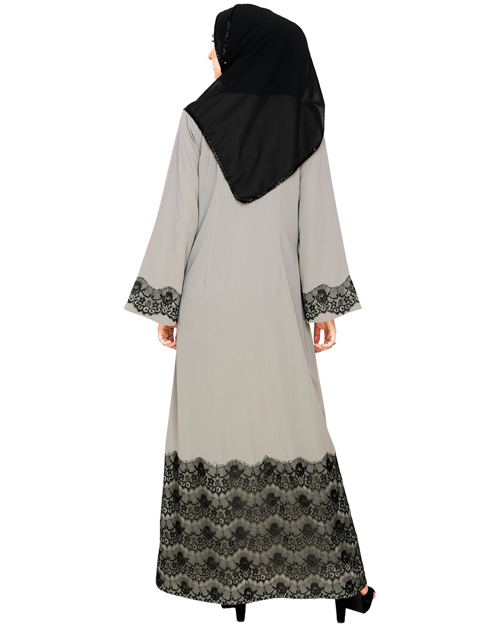 Iconic Laced Abaya