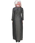 Black Denim Designer Abaya
