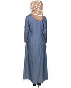 Chic Denim Abaya