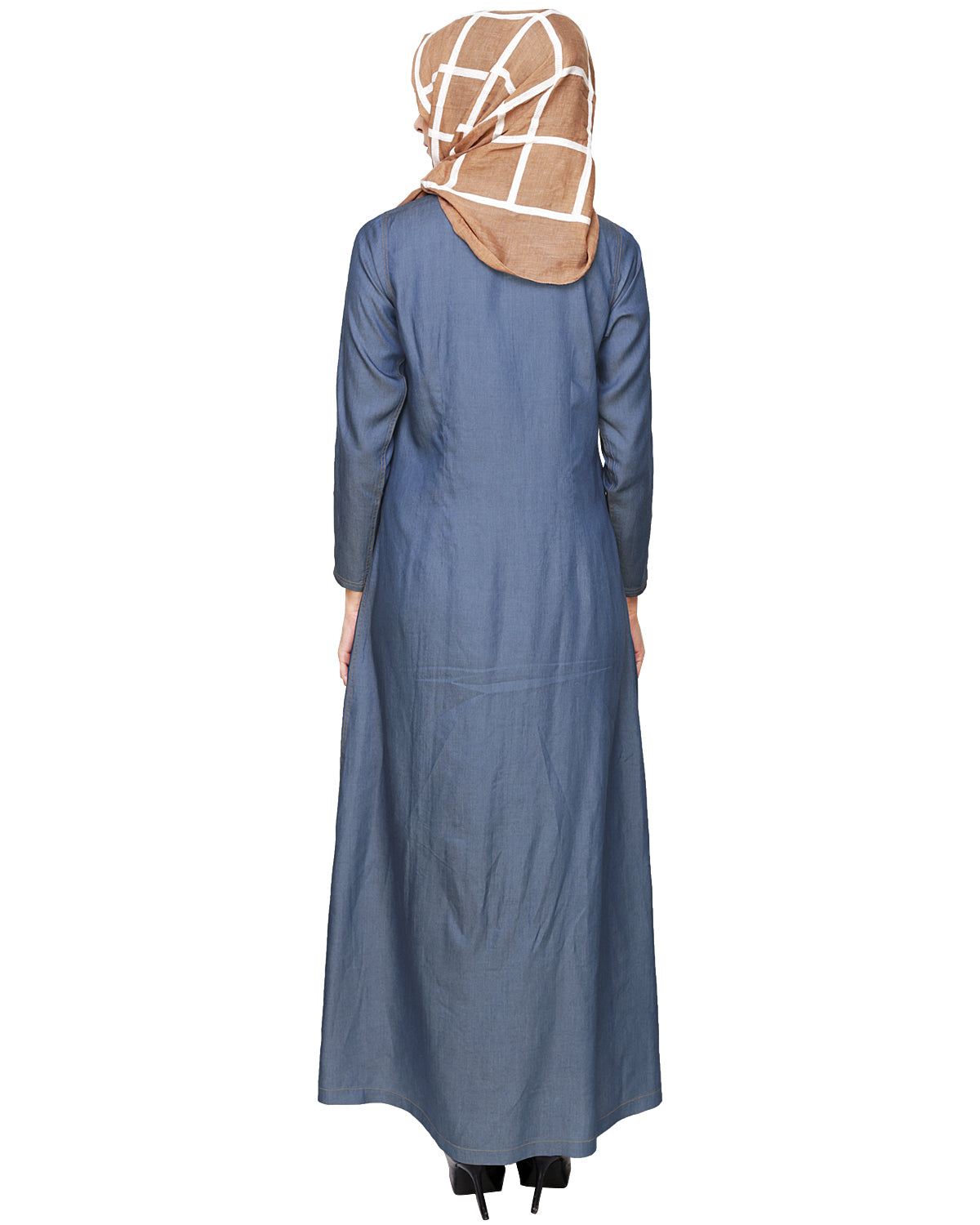 Chic Denim Abaya