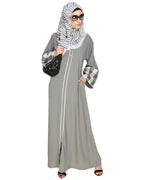 Graceful Crochet Lace Abaya