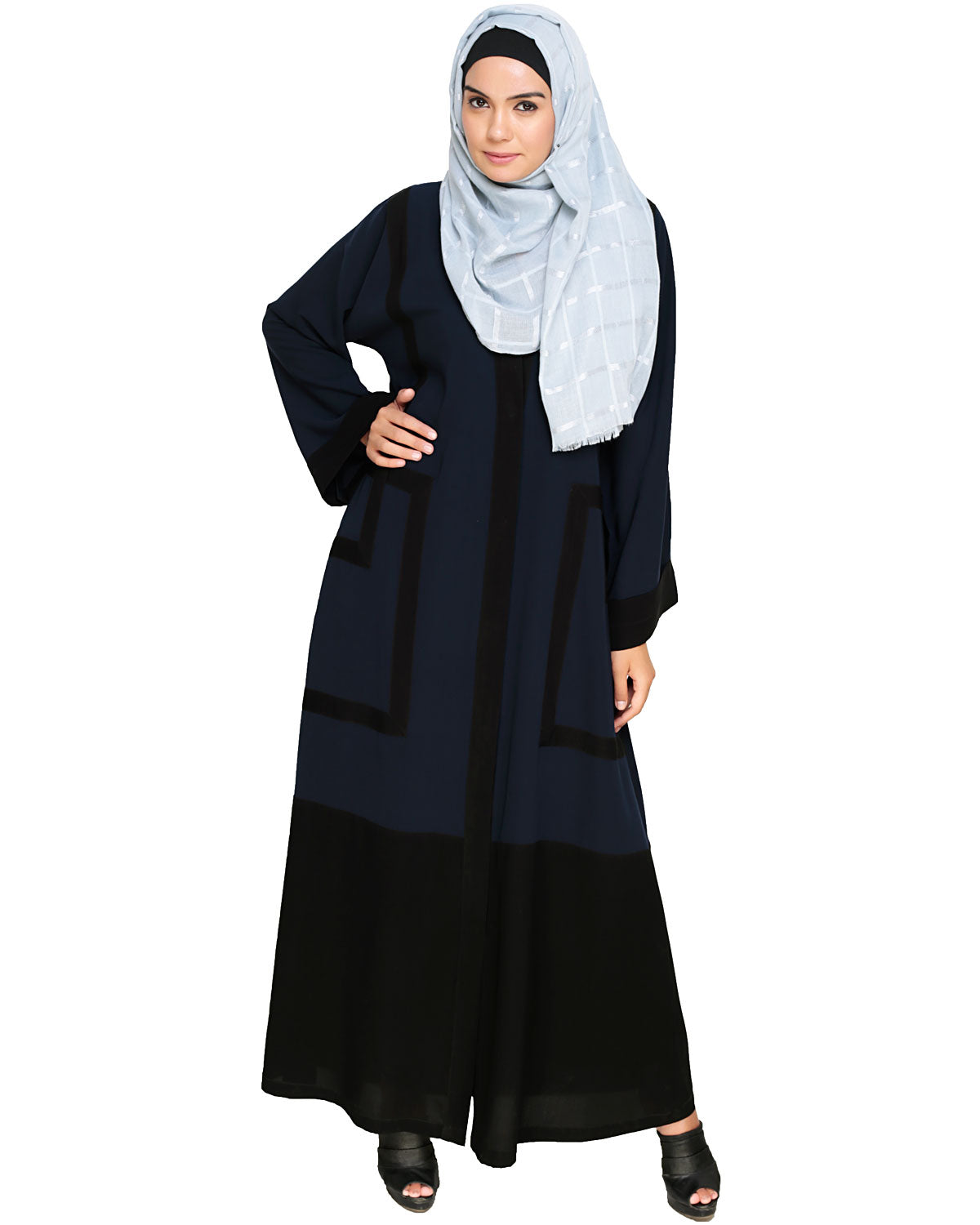 Quirky Dubai Style Abaya with detailing