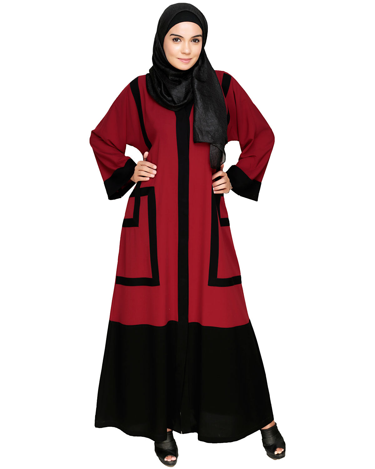 Quirky Dubai Style Abaya with detailing