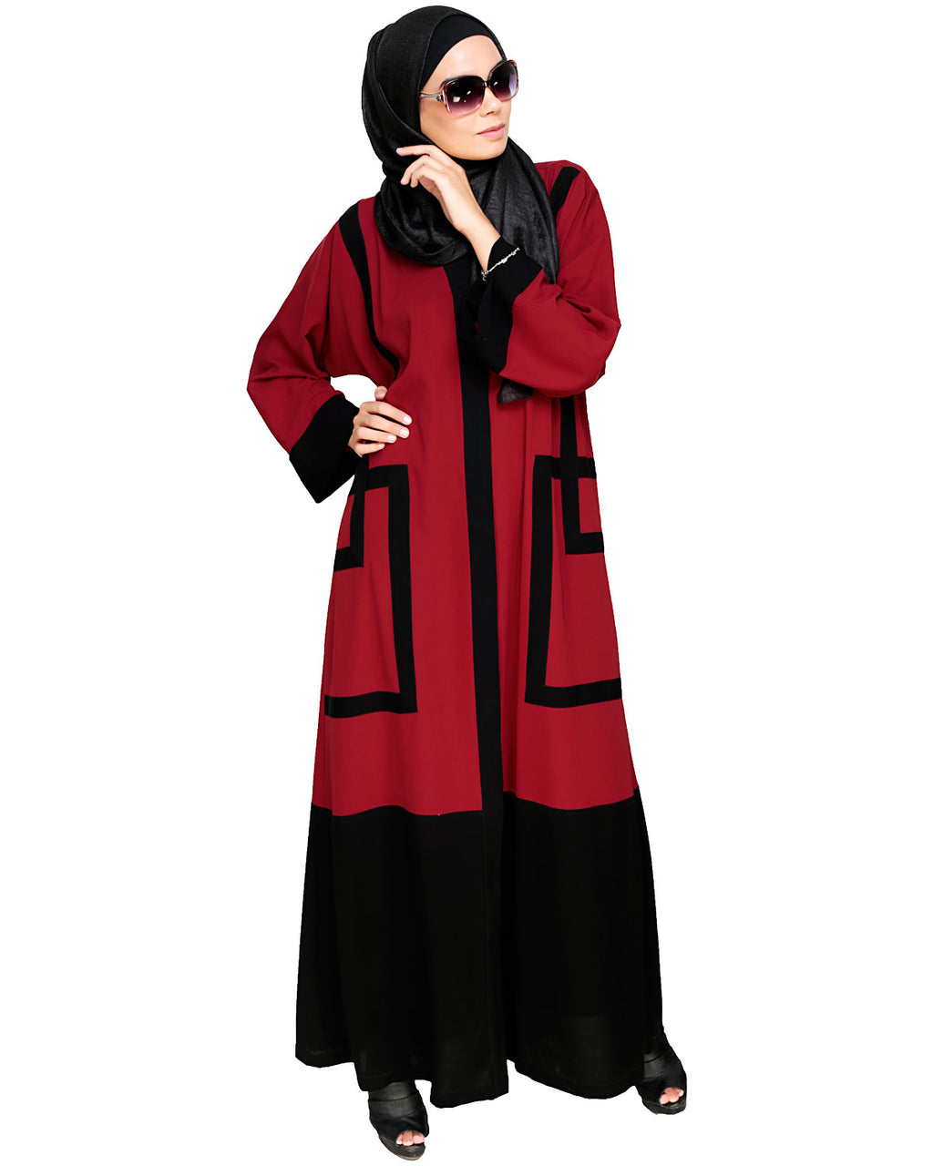 Quirky Dubai Style Abaya with detailing