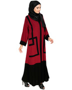 Quirky Dubai Style Abaya with detailing
