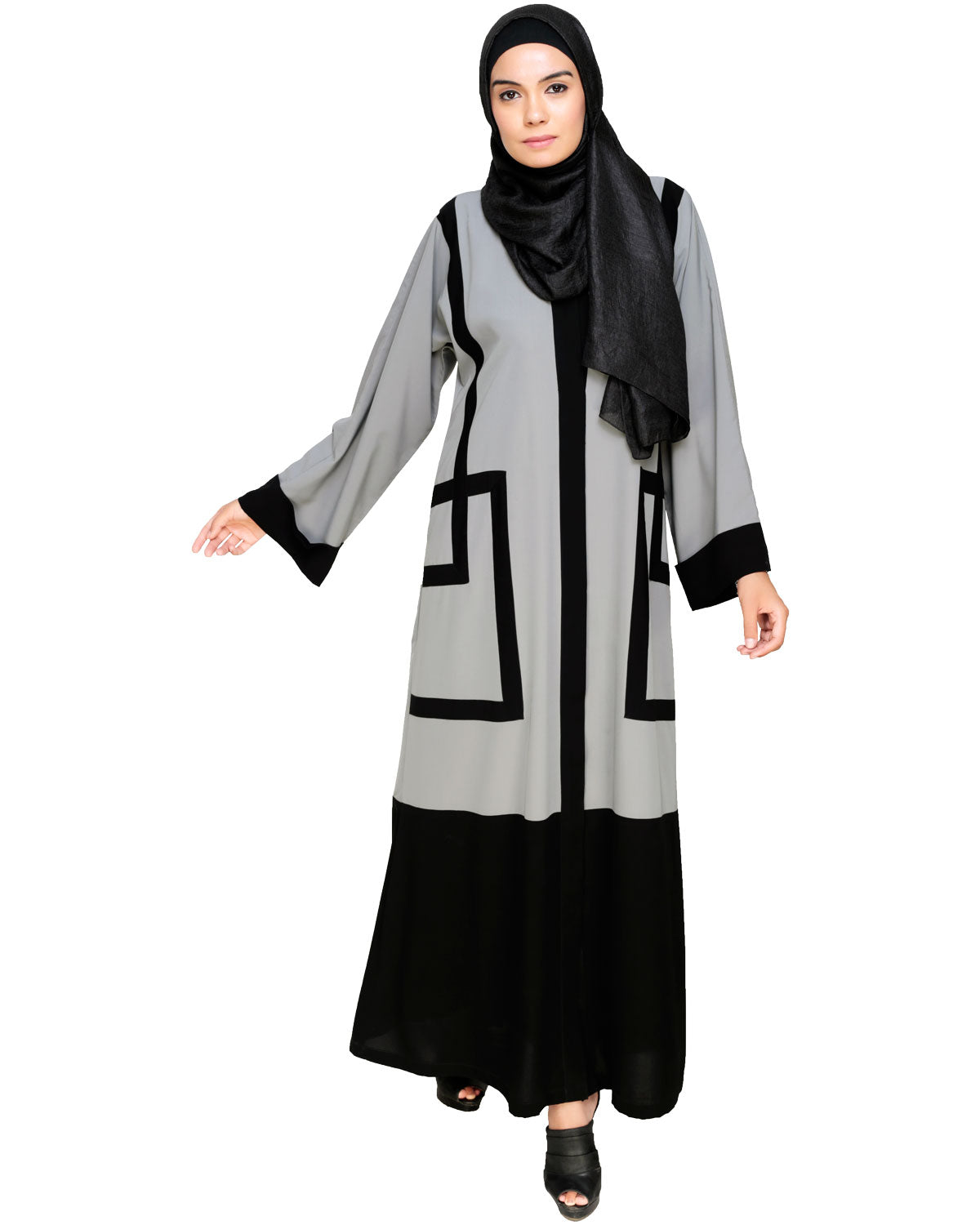 Quirky Dubai Style Abaya with detailing