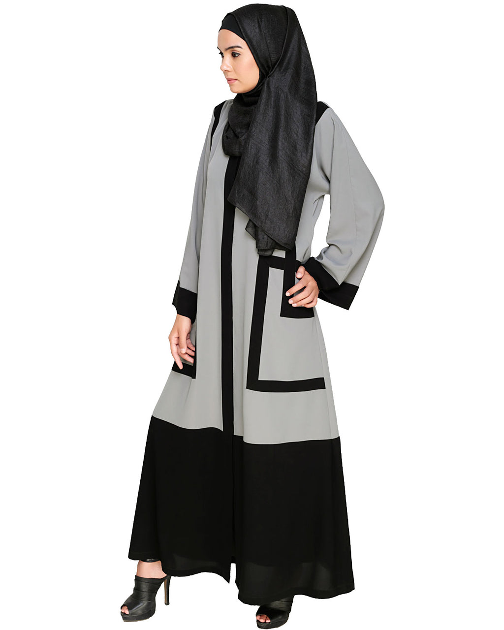 Quirky Dubai Style Abaya with detailing