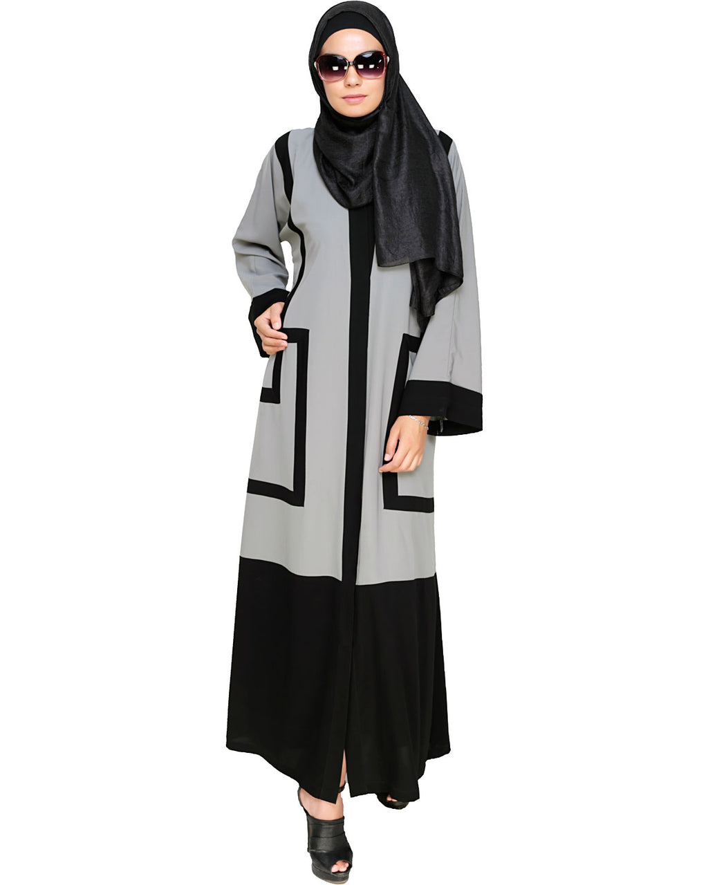 Quirky Dubai Style Abaya with detailing