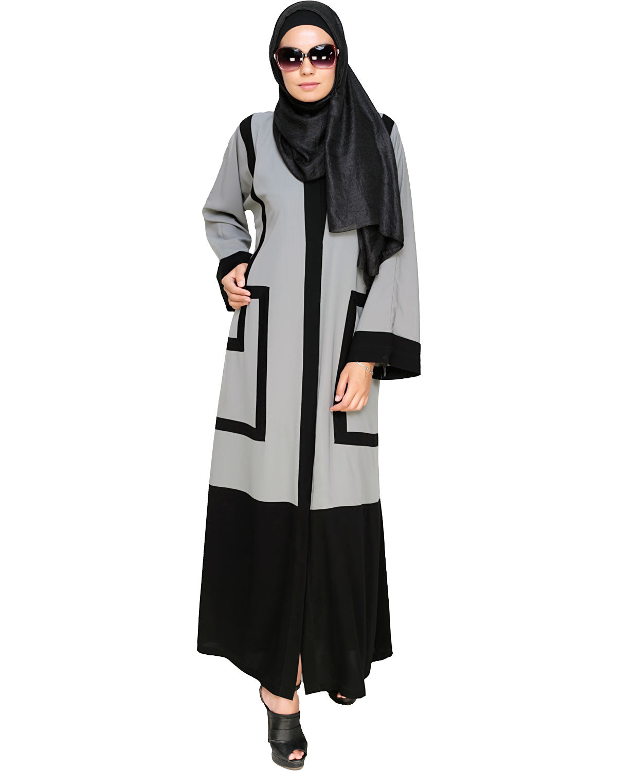 Quirky Dubai Style Abaya with detailing