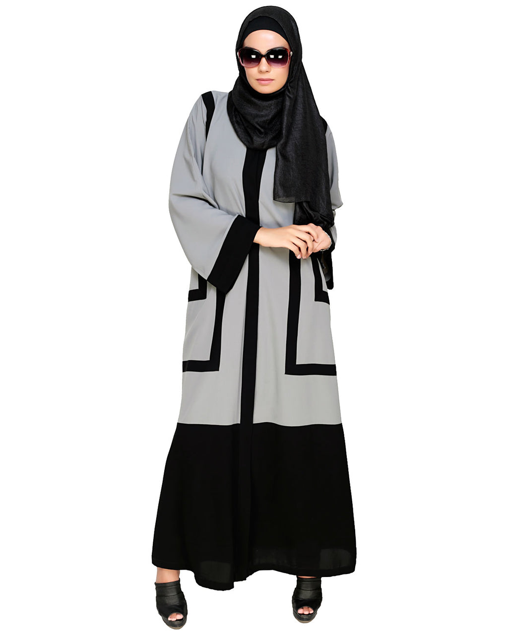 Quirky Dubai Style Abaya with detailing