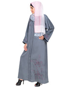 Botanical Embroidered Dubai Style Abaya