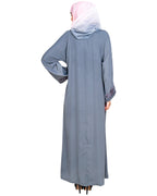 Botanical Embroidered Dubai Style Abaya