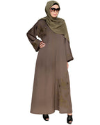 Botanical Embroidered Dubai Style Abaya