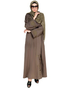 Botanical Embroidered Dubai Style Abaya