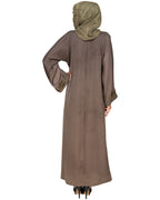 Botanical Embroidered Dubai Style Abaya