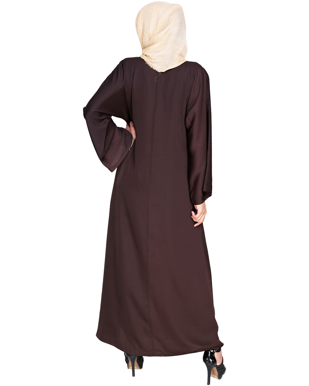 Pearl and Flora Embroidered Dubai Style Abaya