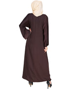 Pearl and Flora Embroidered Dubai Style Abaya
