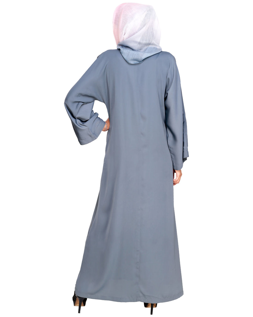 Pearl and Flora Embroidered Dubai Style Abaya