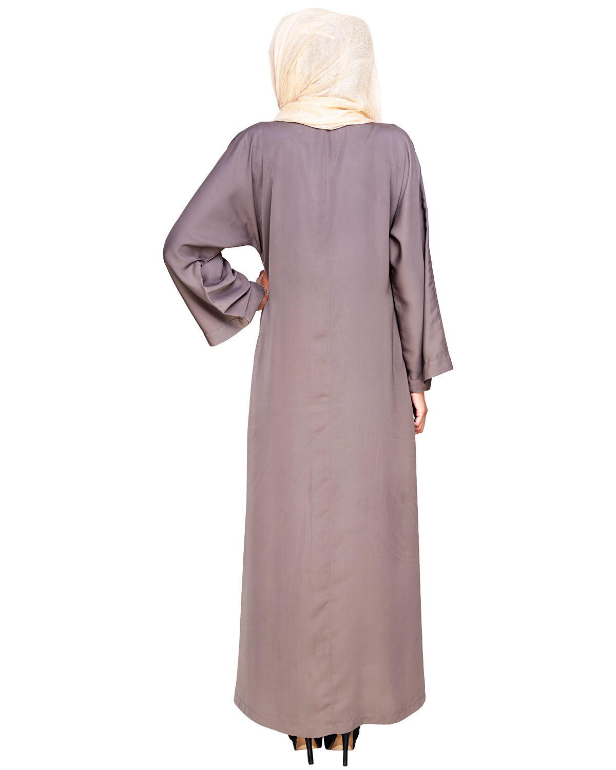 Pearl and Flora Embroidered Dubai Style Abaya