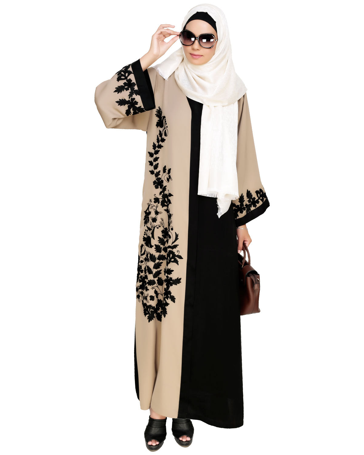 Wanderlust Embroidery Dubai Style Abaya