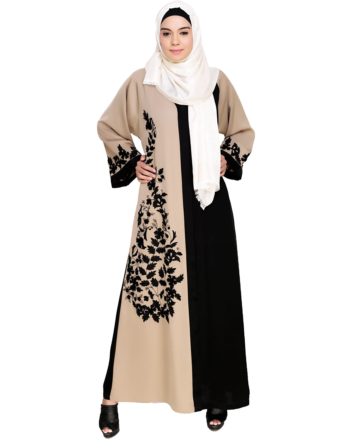 Wanderlust Embroidery Dubai Style Abaya
