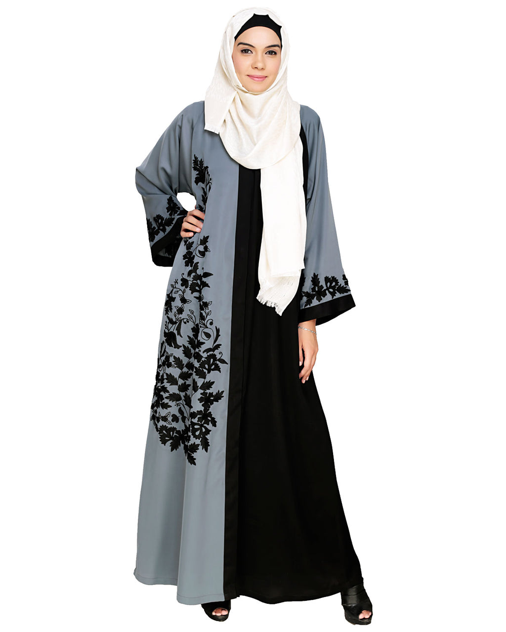 Wanderlust Embroidery Dubai Style Abaya