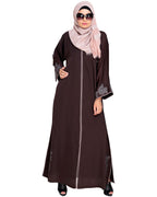 Bewitching Floral Dubai Style Embroidered Abaya