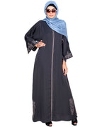 Bewitching Floral Dubai Style Embroidered Abaya