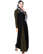 Accordion Side Pleated Abaya