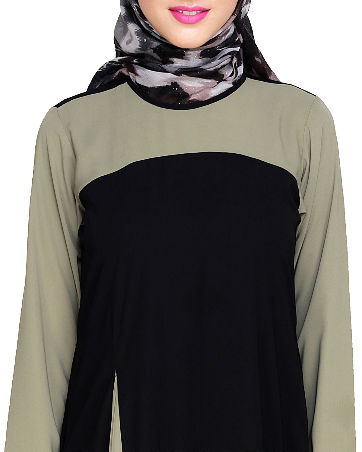 Accordion Side Pleated Abaya