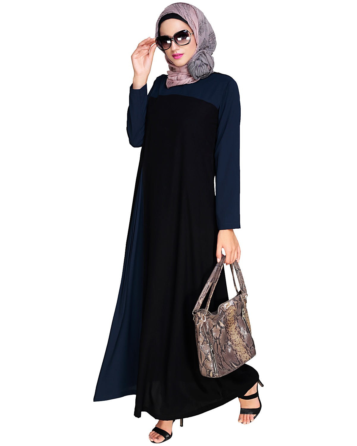 Accordion Side Pleated Abaya