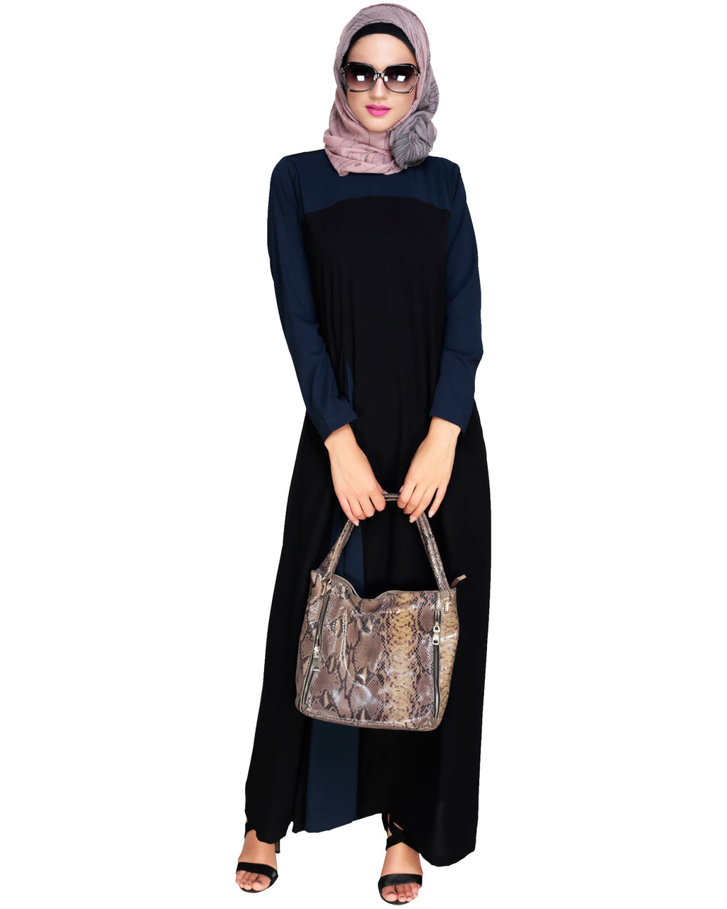 Accordion Side Pleated Abaya