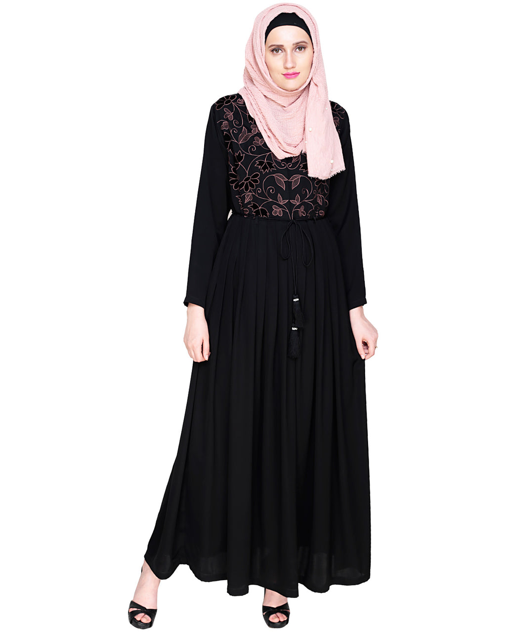 Sylvan Pleated Dubai Style Abaya