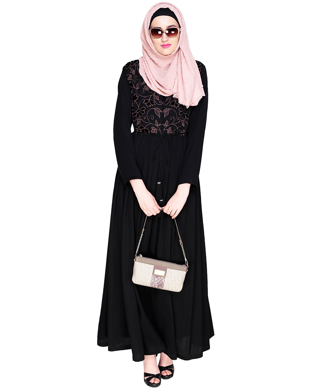 Sylvan Pleated Dubai Style Abaya