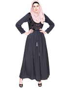 Sylvan Pleated Dubai Style Abaya