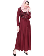 Sylvan Pleated Dubai Style Abaya