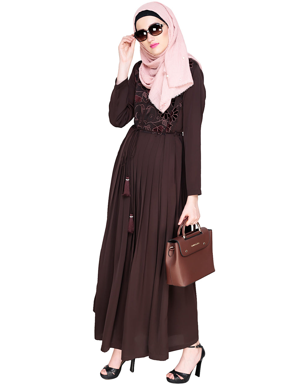 Sylvan Pleated Dubai Style Abaya