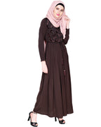 Sylvan Pleated Dubai Style Abaya