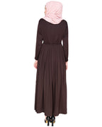 Sylvan Pleated Dubai Style Abaya