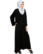 Pearl and Flora Embroidered Dubai Style Abaya
