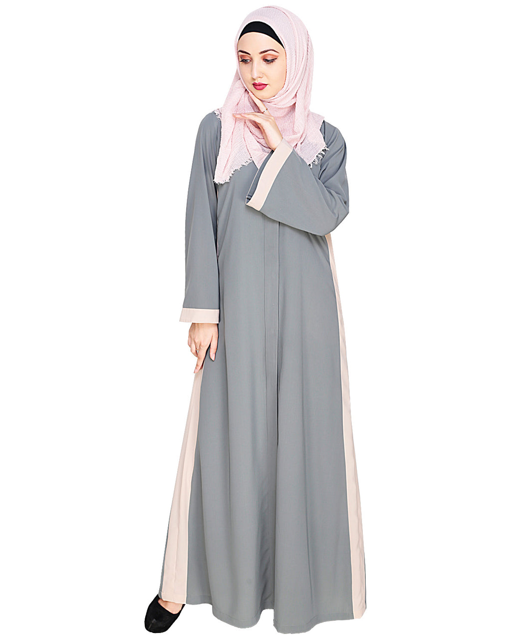 Side Panelled Abaya