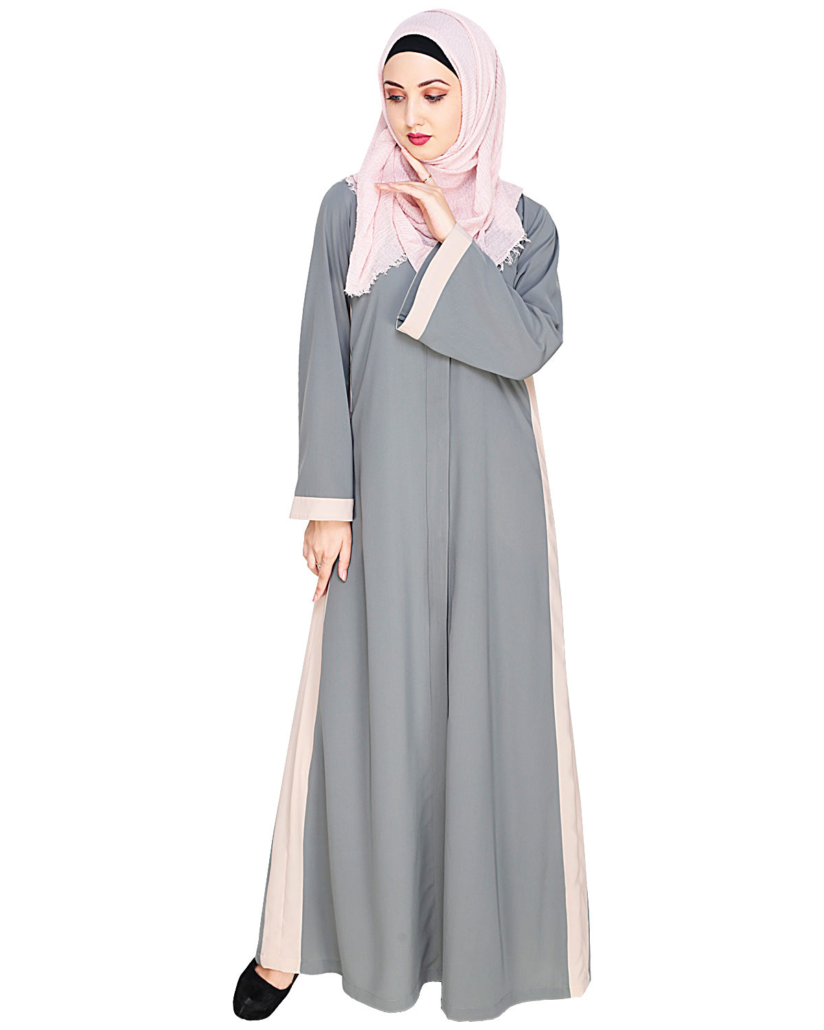 Side Panelled Abaya
