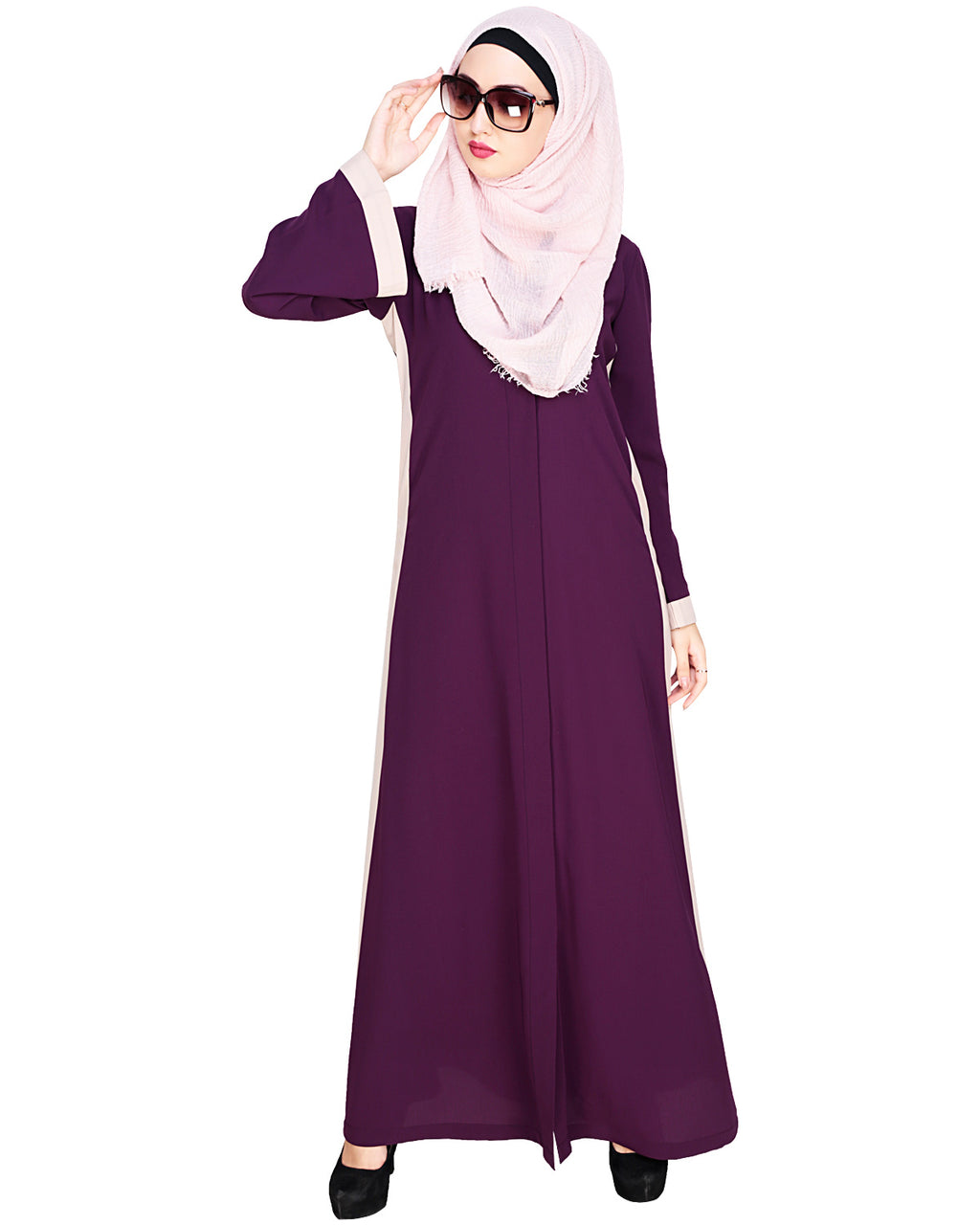 Side Panelled Abaya