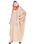 Dual Shade Floral Embroidered Kaftan