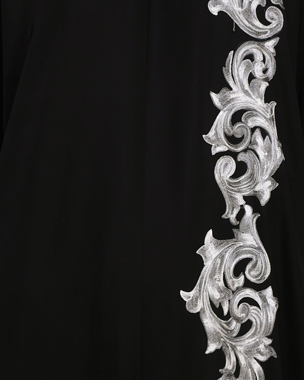 Dual Shade Floral Embroidered Kaftan