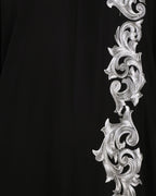 Dual Shade Floral Embroidered Kaftan