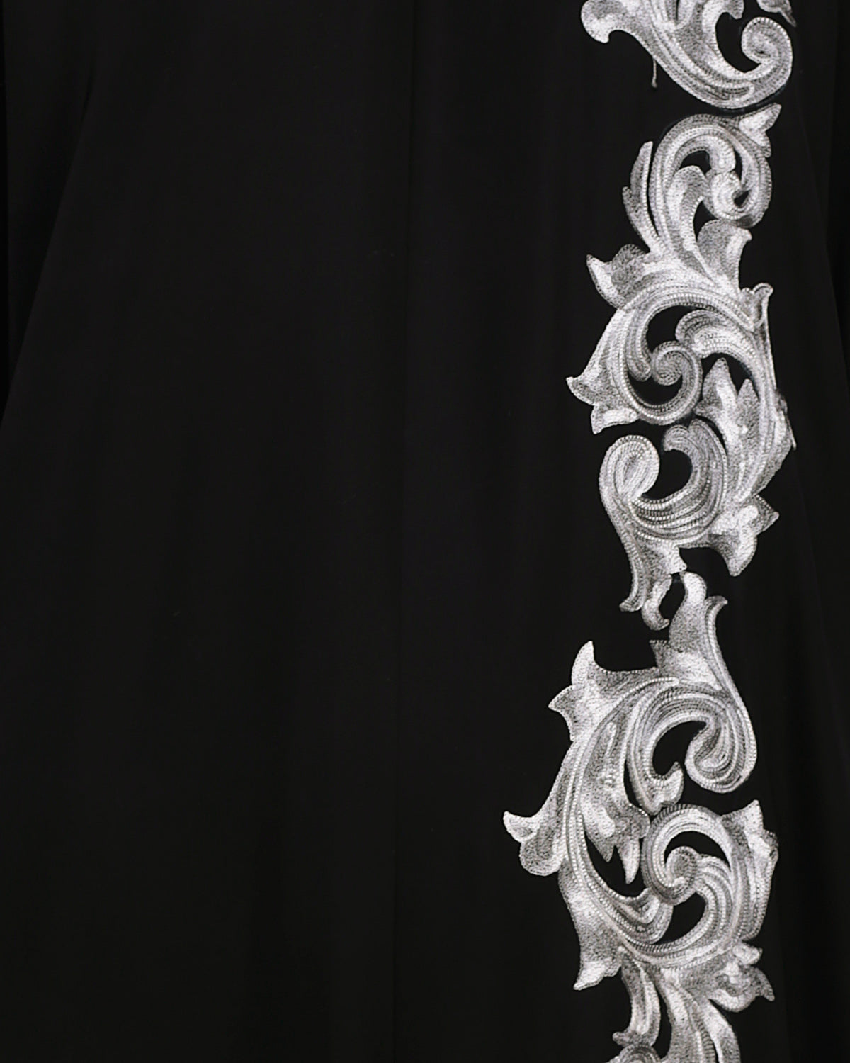 Dual Shade Floral Embroidered Kaftan