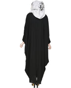 Dual Shade Floral Embroidered Kaftan