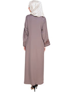 Appealing Floral Embroidery Dubai Style Abaya