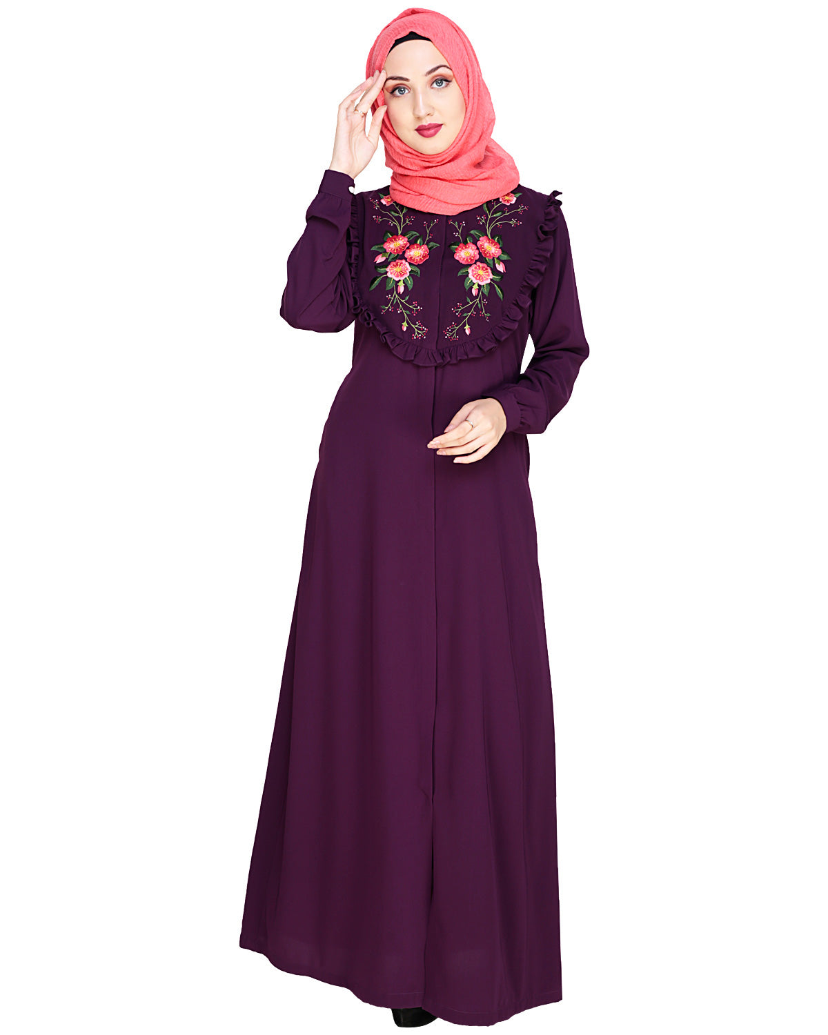 Ruffled Affair Abaya